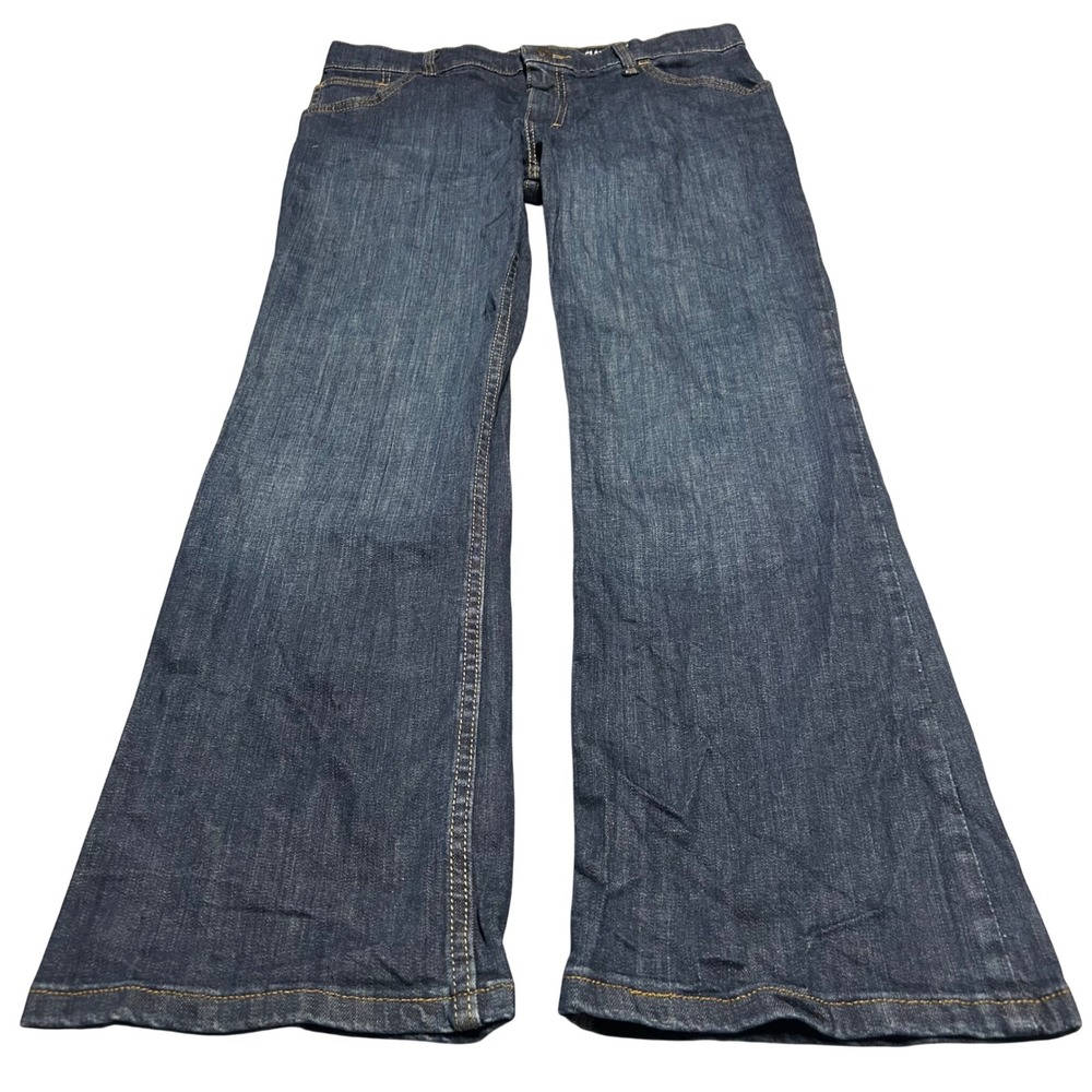 Wrangler Classic Boot Dark Blue Men 32x30 Bootcut Stretch Denim Jeans